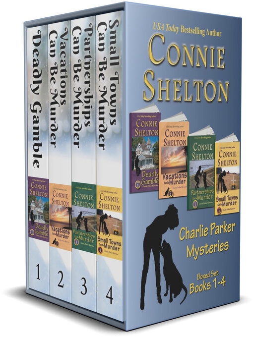 Title details for Charlie Parker Mysteries Boxed Set by Connie Shelton - Available